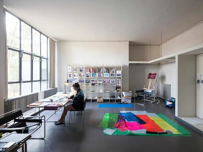 Artista residente en los talleres de la Bauhaus en la actualidad.