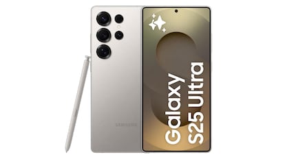 movil gama alta 2025 Samsung Galaxy S25 Ultra que incluye el clásico stylus S Pen.