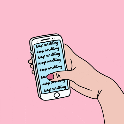 Mano haciendo scroll en una pantalla mientras revisa todas y cada una de las redes sociales más populares en México.- Blog Hola Telcel 