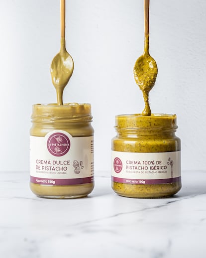 Cremas de pistacho de La Pistacheria.