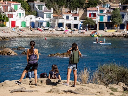 Casas de pescadores de la cala S’Alguer.