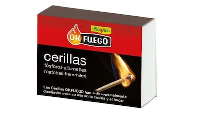 kit de supervivencia en amazon: cajas de cerillas de larga duración.