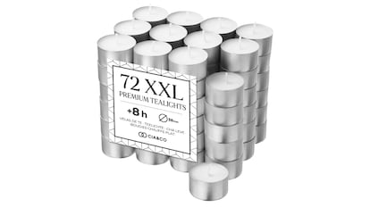 kit de supervivencia en amazon incluye unas velas construidas en parafina.