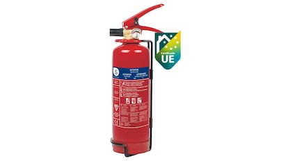 kit de supervivencia amazon: extintor doméstico de 1 kg de capacidad.