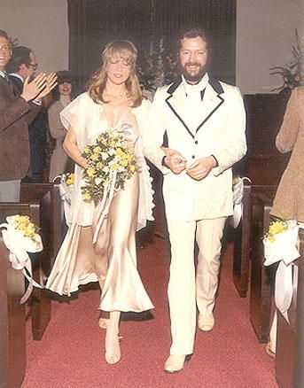 LAS CEREMONIAS DE BODA DE PATTIE BOYD CON GEORGE HARRISON AND ERIC CLAPTON