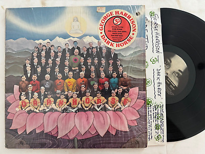 George Harrison LP "Dark Horse" 1974 1st Press Beatles Apple SHRINK W ...