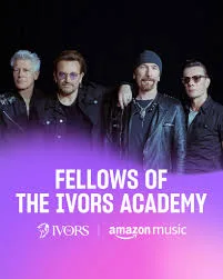 U2 INGRESAN EN LA ACADEMIA IVOR NOVELLO.