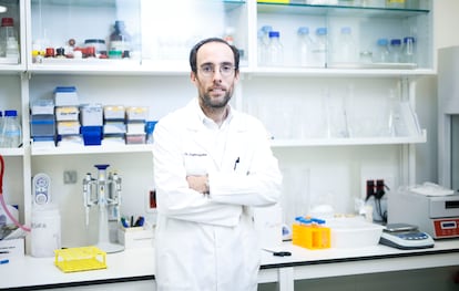 Jon Zugazagoitia, en el Hospital 12 de Octubre de Madrid el 19 de mayo. 
