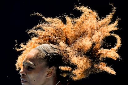 Serena Williams, durante un partido de 2022.