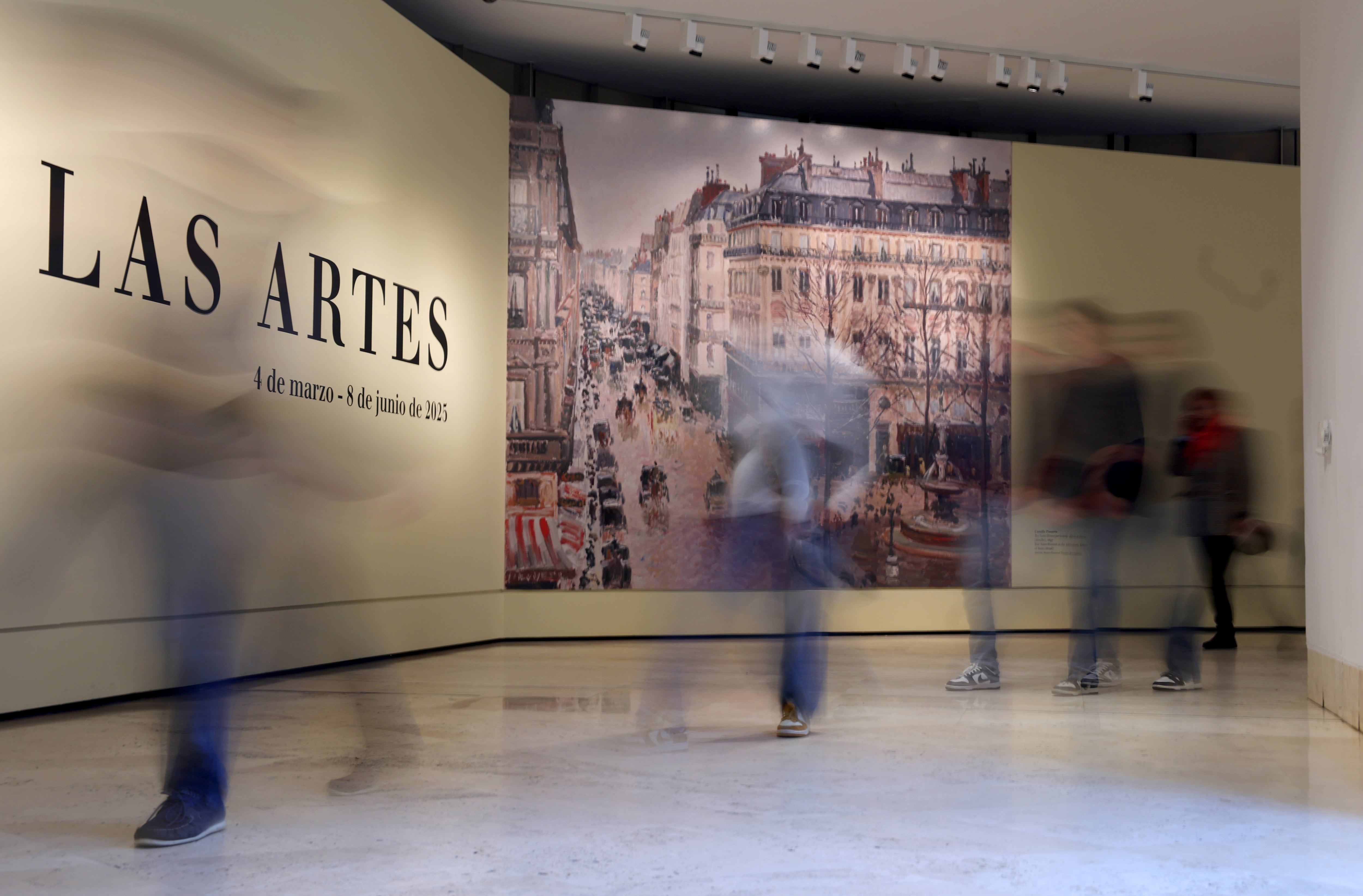Entrada a la exposición ‘Proust y las artes’, en el Museo Nacional Thyssen-Bornemisza en Madrid. 