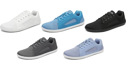 Una selección de zapatillas barefoot superventas para mujer y hombre.