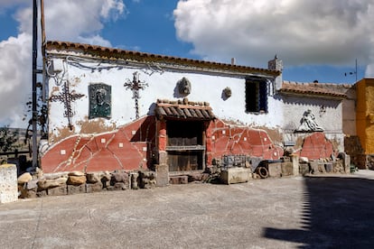 Exterior del museo dedicados a las brujas en Trasmoz.