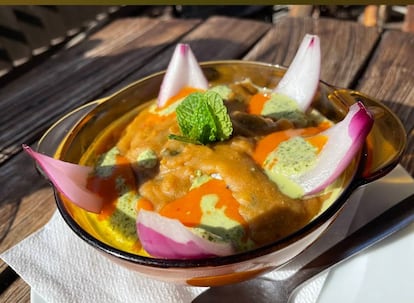 Gofio del restaurante El Alpendre de Félix (Santa Lucía de Tirajana, Gran Canaria), en una imagen cedida por el establecimiento.  