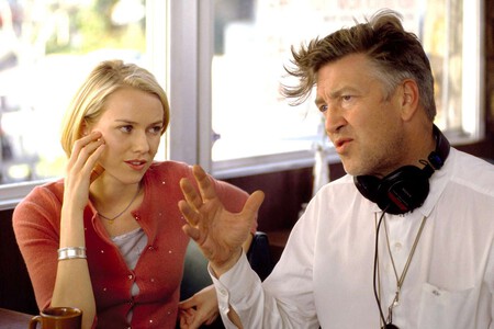 Naomi Watts y David Lynch en el rodaje de 'Mulholland Drive'