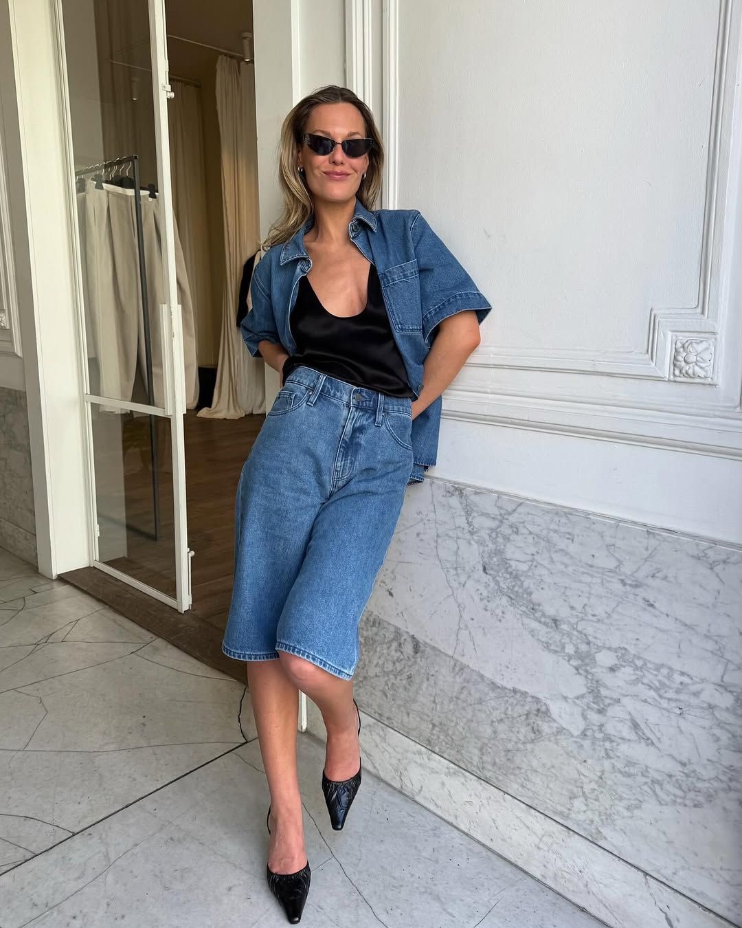Bermuda di jeans
