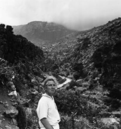 Robert Graves, en 1954, en Mallorca.
