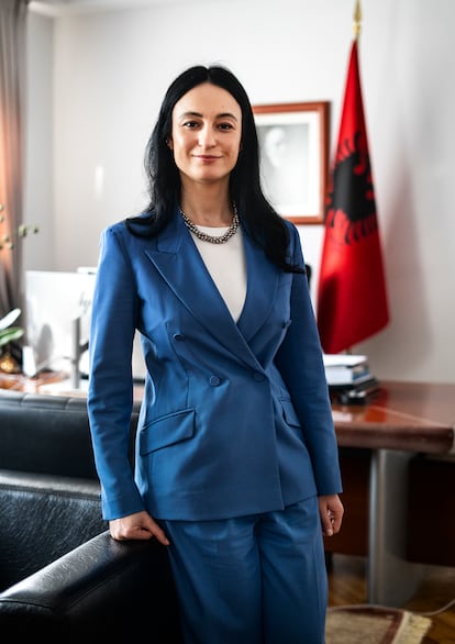 Megi Fino, viceministra de Asuntos Exteriores. 