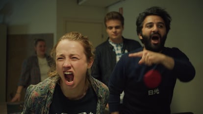 Kristine Kujath Thorp, en el centro, la protagonista de 'Ninjababy'.
