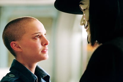Natalie Portman, en 'V de Vendetta'.