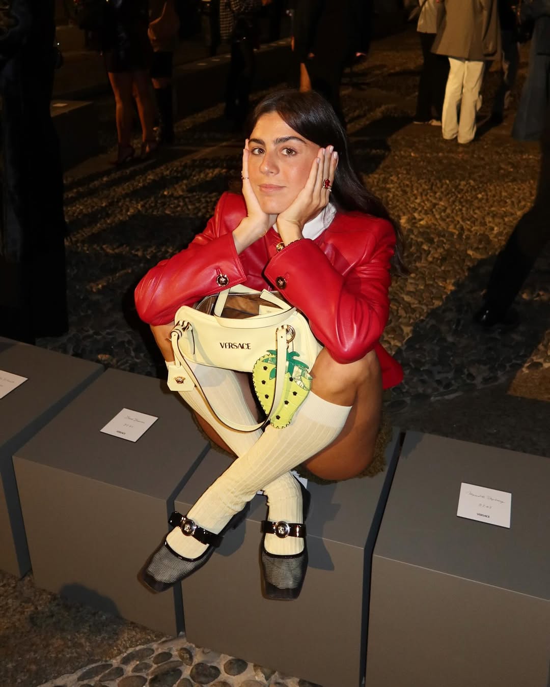 borsa giallo burro