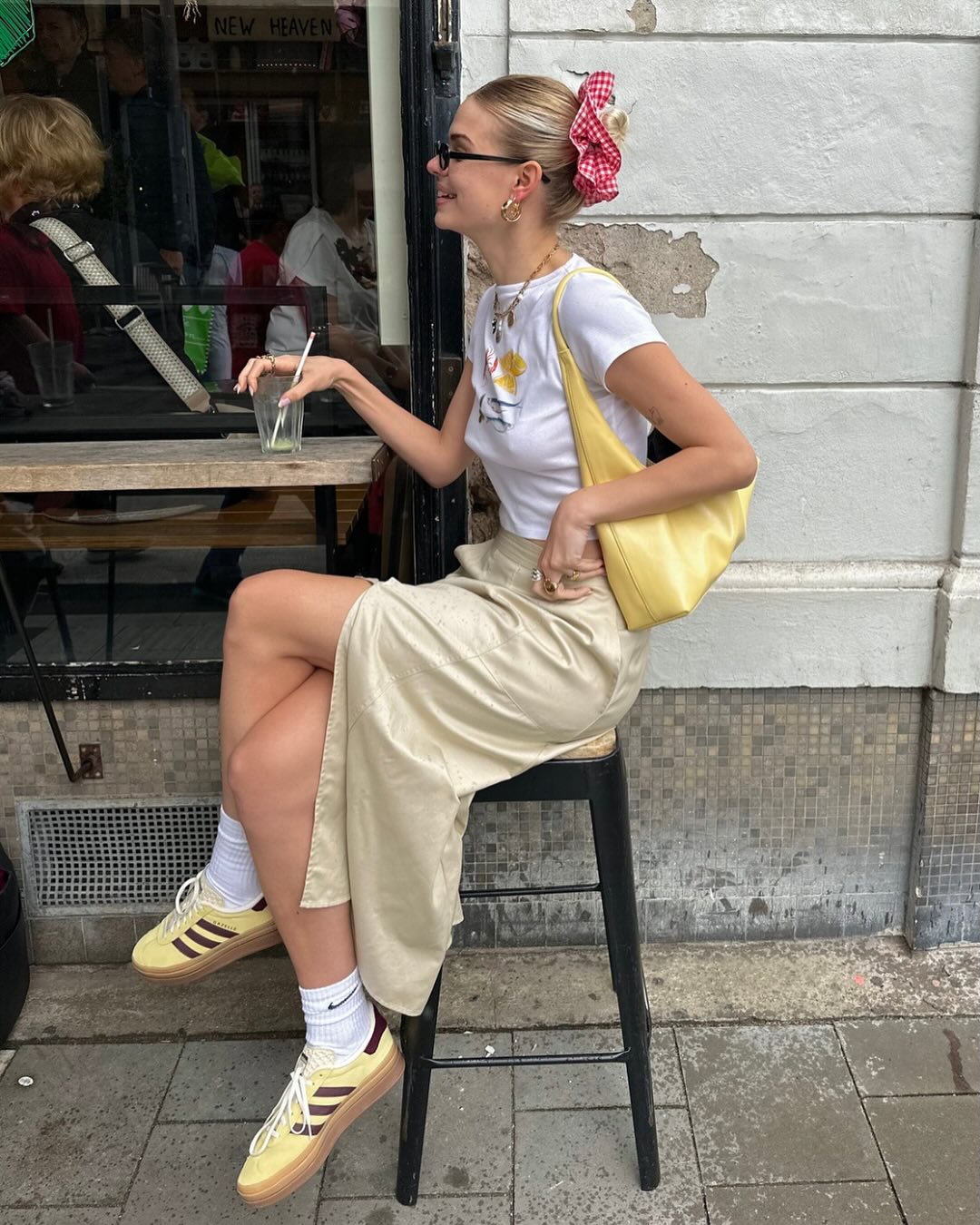 borsa giallo burro