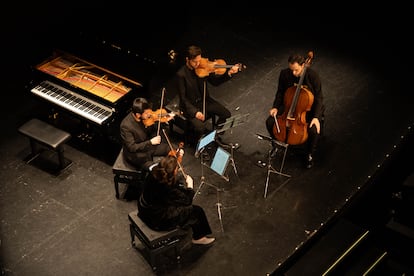 El Cuarteto Kandinsky actuó en el Gran Teatro de Cáceres durante el Festival Atrium Musicae 2024.