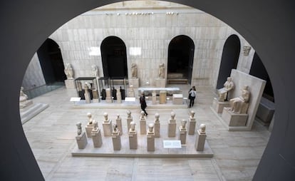 Patio romano del Museo Arqueológico Nacional, en Madrid.