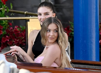 Sydney Sweeney de camino al enlace.