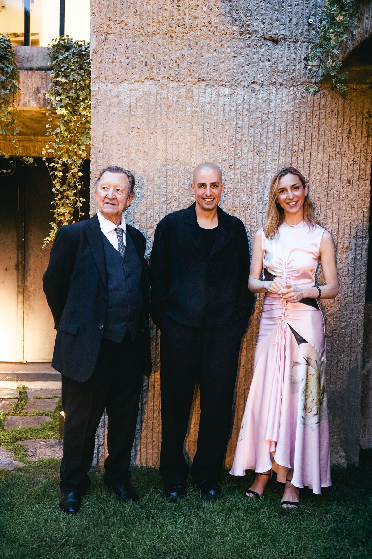 Javier Barba Ezequiel Pini y Maite Sebasti.