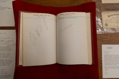 Entradas correspondientes a los días 30 y 31 de enero de 1964, cuando Joan Didion y John Gregory Dunne se casaron.
