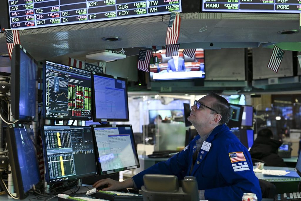 Operador en la Bolsa de Nueva York
