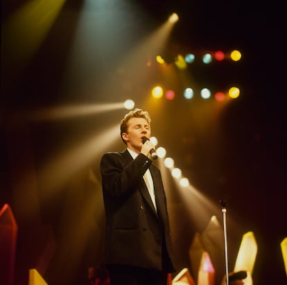 Colin Vearncombe, alias Black, durante una actuación en  1987.
