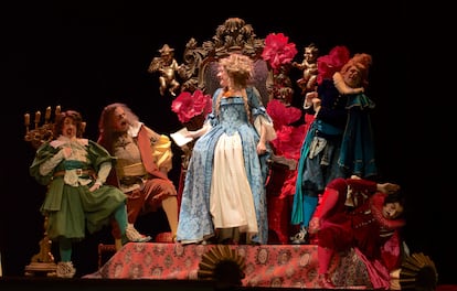 Un momento de 'Lo que son mujeres', de la compañía Morboria, que recibirá el homenaje de esta edición del Festival de Almagro.