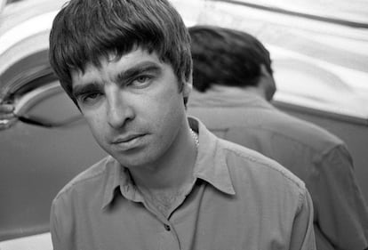 Noel Gallagher, en Londres, en 1995. 