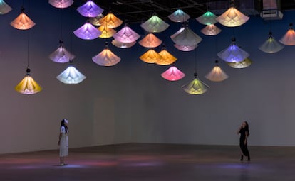 La instalación 'Meadow', en 2021 en el centro de arte Superblue, en Miami. La pieza estará en la exposición del Musac. 