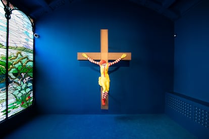 'McJesus', del artista Jani Leinonen, obra del Museo de Arte Prohibido.