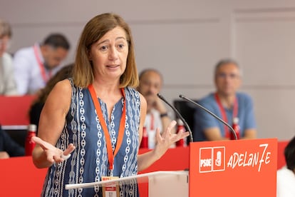 La presidenta del Congreso de los Diputados, Francina Armengol, este sábado.