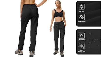 Este pantalón de senderismo para mujer es uno de los más vendidos en Amazon.