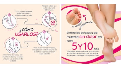 Estos calcetines exfoliantes arrasan entre los compradores de Amazon.