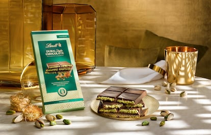 El chocolate de estilo Dubai con pistacho que ha sacado Lindt.