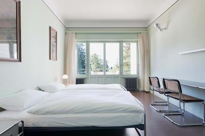 Interior de una de las habitaciones del alojamiento.