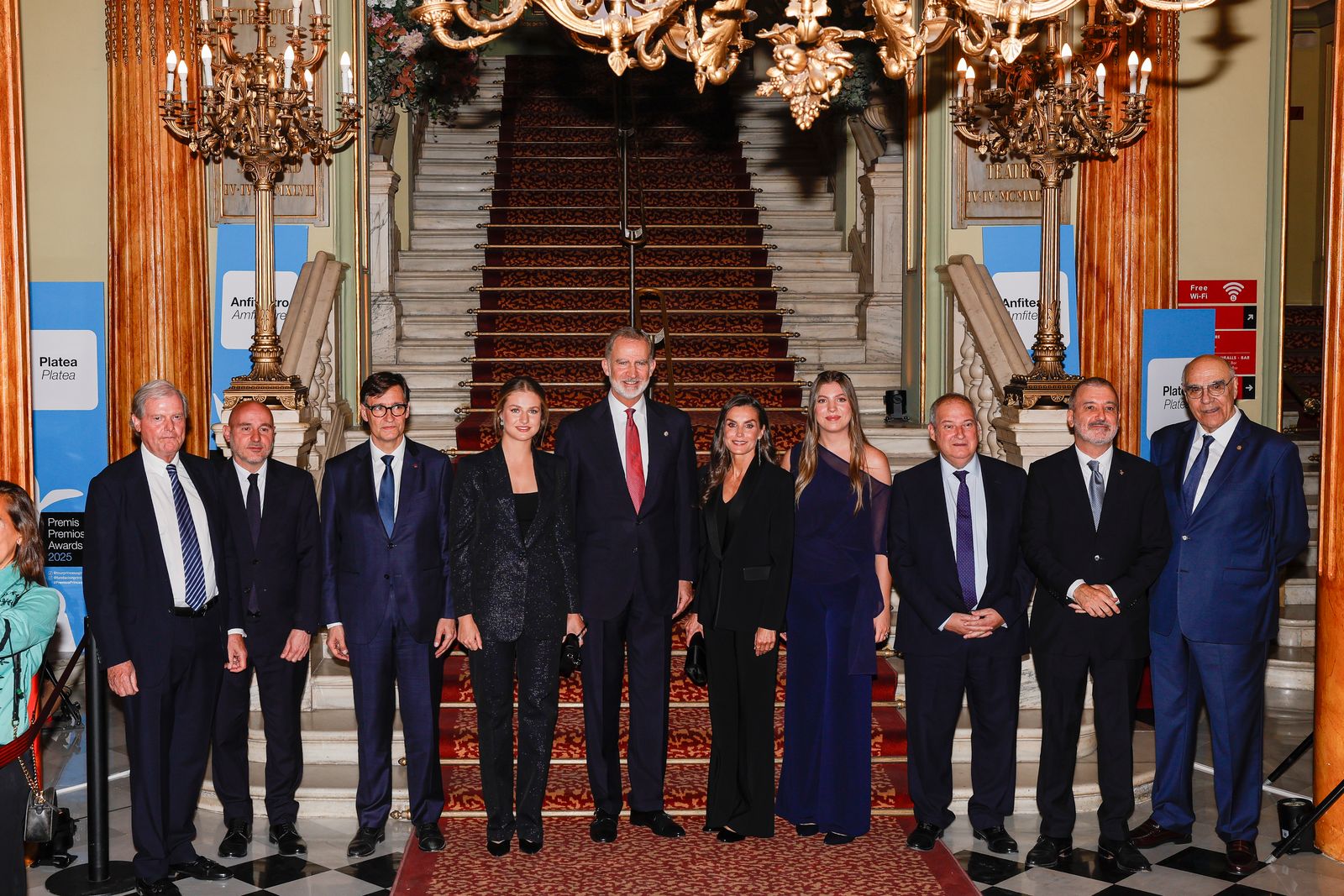 La Familia Real en los Premios Princesa de Girona 2025.