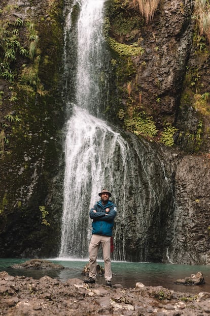 El explorador y orador Thor Pedersen en Nueva Zelanda. 