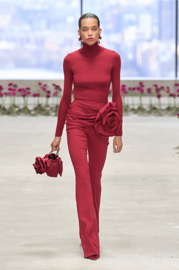 carolina herrera fall 2025 ready to wear rojo