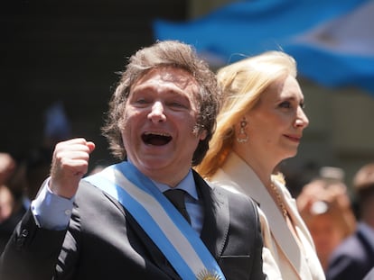 Javier y Karina Milei