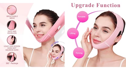 Esta mascarilla para la papada, inspirada en Skims, la marca de Kim Kardashian, es la mejor opción para redefinir el contorno de la papada.