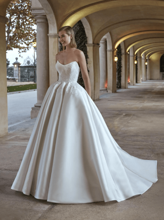 vestido novia ball gown pronovias