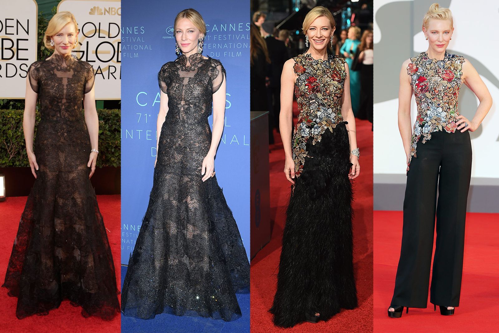Todas las veces que Cate Blanchett repitió vestido en la alfombra roja