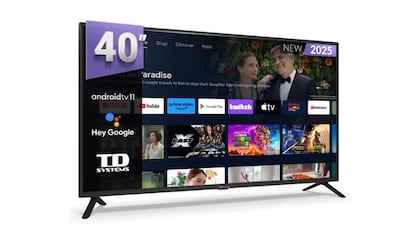 Vista del televisor inteligente superventas en AliExpress.