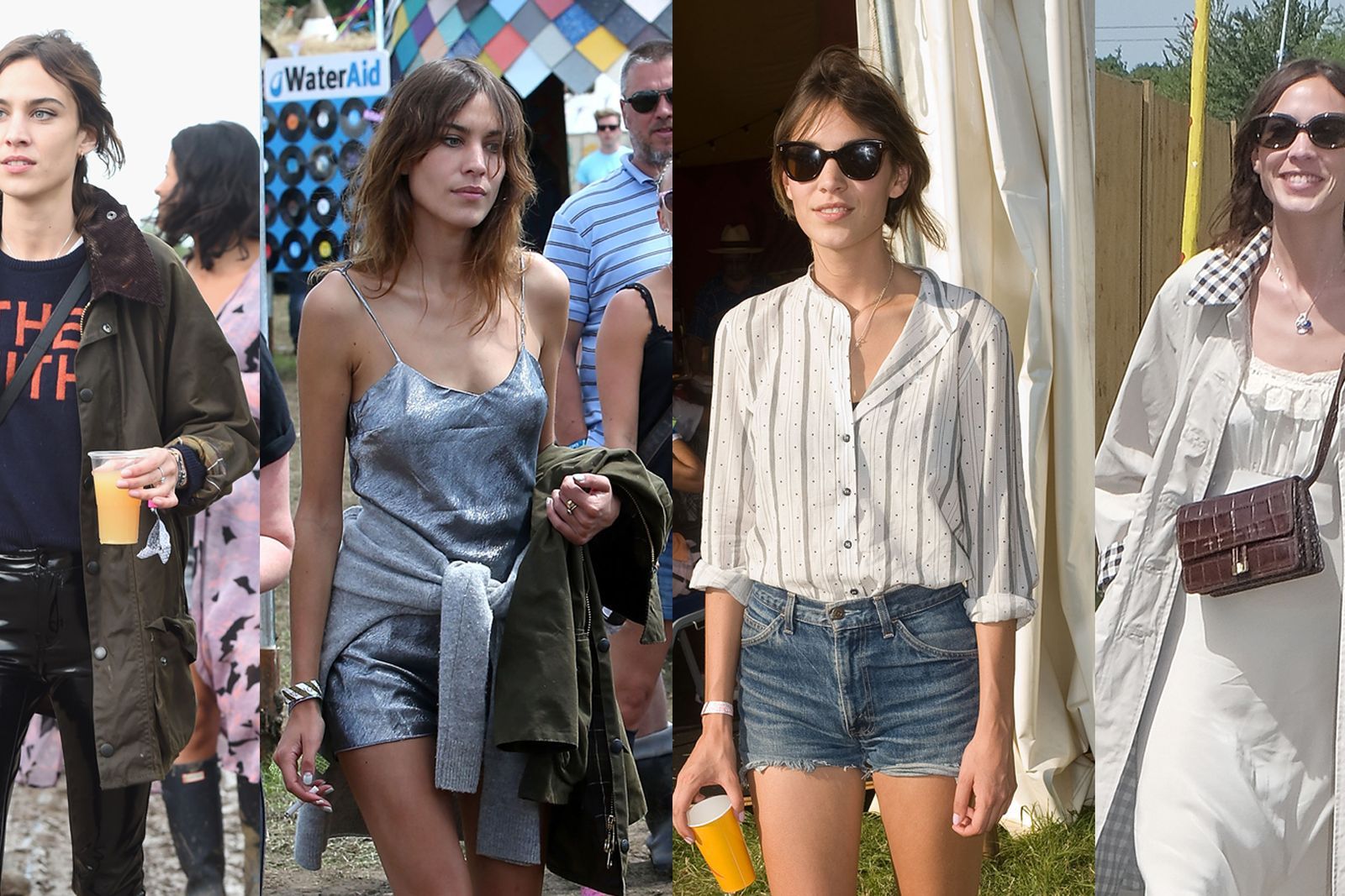 looks Alexa Chung Glastonbury